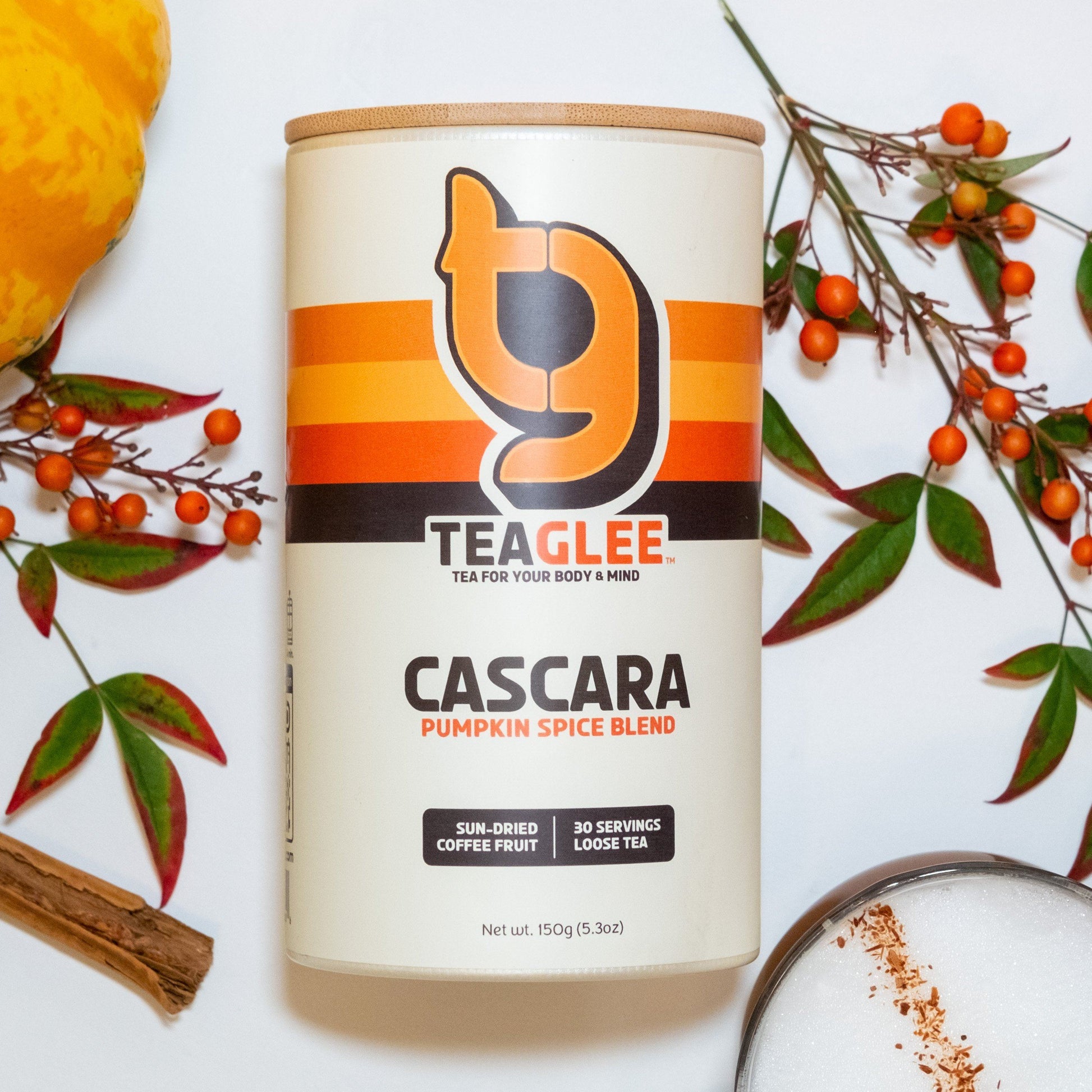 TeaGlee Pumpkin Spice Cascara Loose TeaGlee 